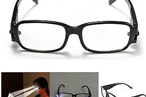 Dioptrické brýle na čtení s LED osvětlením - na výběr z 6 dioptrií a poštovné ZDARMA!