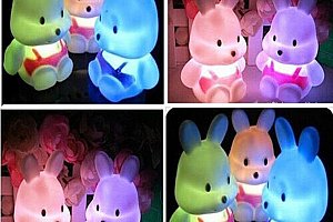 Dětská LED lampička v podobě králíčka a poštovné ZDARMA!