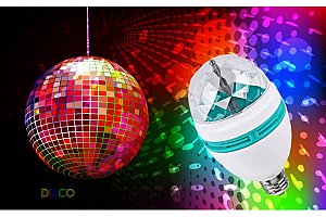Disco žárovka nesmí chybět na žádné párty!
