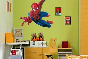 Samolepka na zeď Spiderman - nalepte si svého superhrdinu na zeď!
