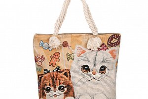 Fashion Icon Dámská taška Brown cats kočky roztomilé