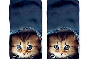 Dámské ponožky s motivy kočiček a poštovné ZDARMA!