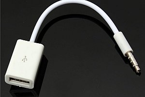 AUX audio kabel 3,5 mm - female USB a poštovné ZDARMA s dodáním do 2 dnů!