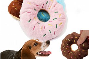 Plyšová hračka se zvukem pro psy Donut