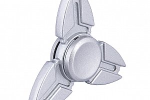 Fidget spinner stříbrný (kovový)