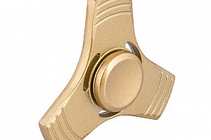 Fidget spinner zlatý (kovový)