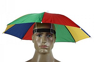Deštník na hlavu - různobarevná varianta a poštovné ZDARMA s dodáním do 2 dnů!