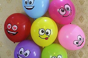 Veselé nafukovací balonky 10 ks