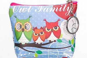 Fashion Icon Peněženka Owl Family sovičky mini na drobné mince