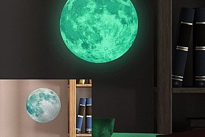 Luminiscenční samolepka - Měsíc a poštovné ZDARMA!