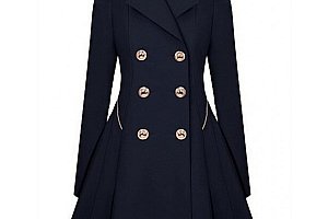 Elegantní dámský kabát s knoflíky - 3 barvy a poštovné ZDARMA!