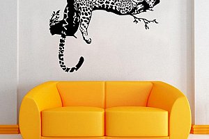 Leopardí samolepka na zeď a poštovné ZDARMA!