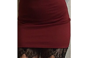 Dámská stretchová sukně s přitažlivou krajkou a poštovné ZDARMA!