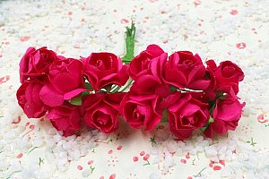 Umělé dekorační růže - 144 ks / 14 barev a poštovné ZDARMA!