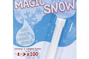 Magický sníh - Vyrobte si sníh, i když není pod nulou!