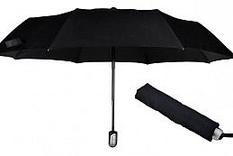 ISO, Skládací deštník, černý