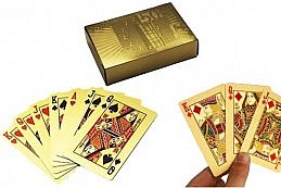 Zlaté pokerové karty - vyrazte všem dech a přineste s sebou jedinečné karty!