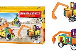 Magnetická stavebnice Magical Magnet 7212A - 162 dílů