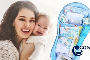 16dílná COSING startovací sada pro novorozence v dárkové tašce