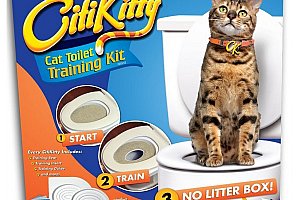 Tréninková toaleta pro kočky Citti Kitty - naučte svoji kočku chodit na Vaši toaletu!