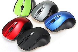Bezdrátová optická myš - na výběr z 5 barev a poštovné ZDARMA!