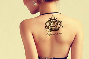 Dočasné tetování - královská koruna a poštovné ZDARMA!