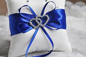 Mini polštářek na svatební prstýnky - 4 barvy a poštovné ZDARMA!