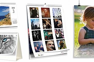 Stolní či nástěnné kalendáře z vašich vlastních fotografií, možnost osobního odběru v Ústí nad Labem