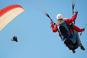 Tandem paragliding, cca 15 minut ve vzduchu pro jednoho
