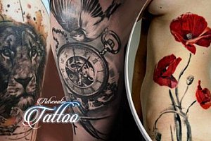 Profesionální tetování o rozměru 10 × 15 cm v Adrenalin Tattoo