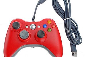 Ovladač pro Microsoft Xbox 360 červený / modrý a poštovné ZDARMA!