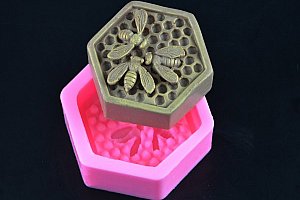 Silikonová forma - včelí plástev a poštovné ZDARMA!