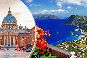 5denní zájezd od Říma až po Capri s výstupem na Vesuv