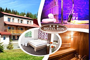 Relaxační wellness pobyt pro dva v hotelu Bon***. Privátní wellness, vířivka, sauna, bowling.