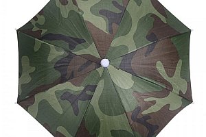 Maskáčový deštník na hlavu a poštovné ZDARMA!