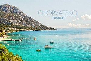 Chorvatský Gradac na 7 či 10 nocí pro 1 osobu včetně dopravy