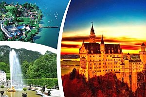 1denní poznávací zájezd pro 1 osobu - zámek Neuschwanstein, jezero Chiemsee a Mnichov.