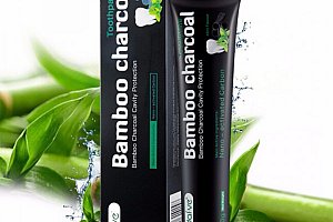 Černá bělicí zubní pasta Bamboo - Černá pasta pro bílé zuby!