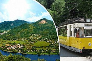 Sobotní výlet vyhlídkovou tramvají Saským Švycarskem