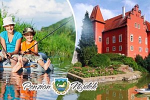 Jižní Čechy: 3-4 dny pro dva s polopenzí a možností rybolovu