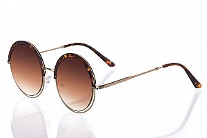 Looks style Dámské sluneční brýle Ombre kulaté