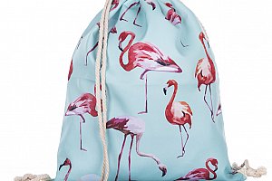 Fashion Icon Sportovní vak flamingo Plameňák modrý