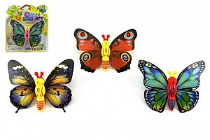 Natahovací motýl třepetající křídly