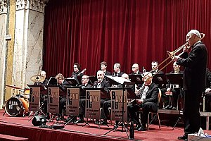 Koncert jazzových legend v podání Big Band orchestru v Českém muzeu hudby v Praze
