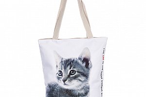 Fashion Icon Módní textilní taška Funny Friends kočky bavlněná