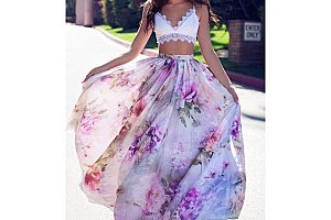 Lehká květinová sukně Savana - 4 barvy a poštovné ZDARMA!