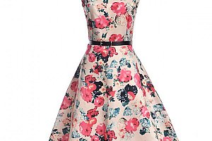 Vintage květinové šaty - 20 variant a poštovné ZDARMA!
