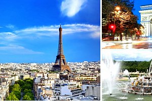 4denní zájezd do Paříže pro 1 osobu. Magická Paříž s návštěvou Eiffelovy věže, ubytováním v hotelu.
