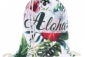 Fashion Icon Sportovní vak Aloha tropické listy