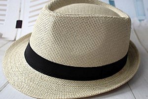 Letní slaměný klobouk - 4 barvy a poštovné ZDARMA!
